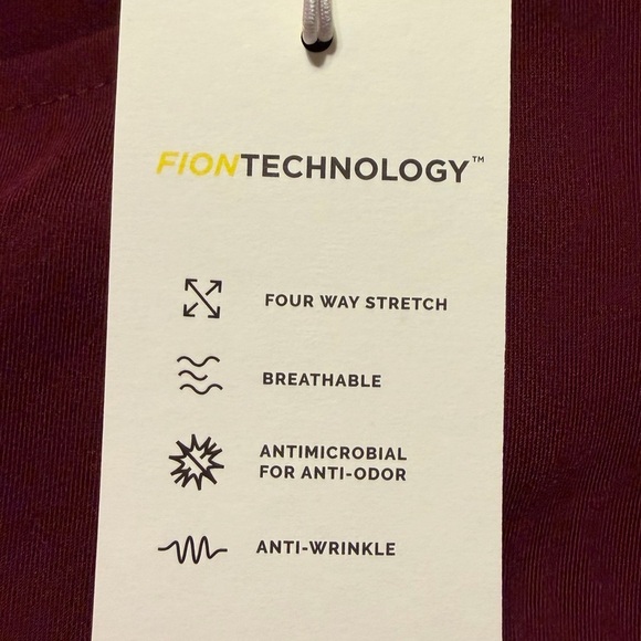 Women's Burgundy Jogger Pants - Picture 10 of 11